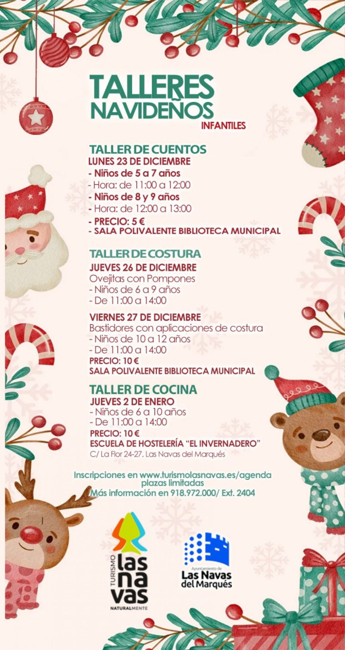 Talleres infantiles de Navidad