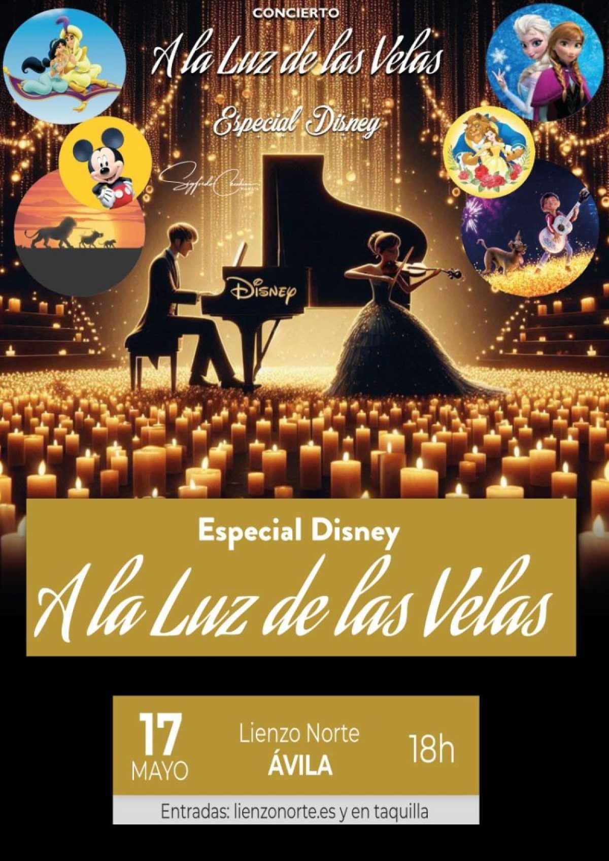 A la luz de las velas- Especial Disney