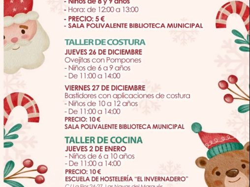 Talleres infantiles de Navidad